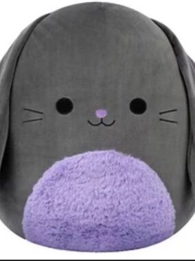 Gray & Lavender Plush Bunny Squishmallows Bunny Plush 16 Inch Grey Linden